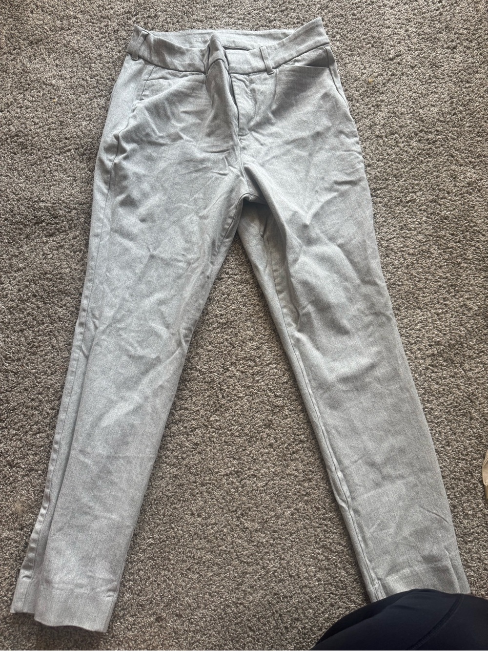 Old Navy Light Gray Ankle Slim Pants